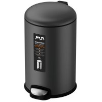 Мусорное ведро Java S-885-8Q 8 л, с микролифтом, цвет графит матовый