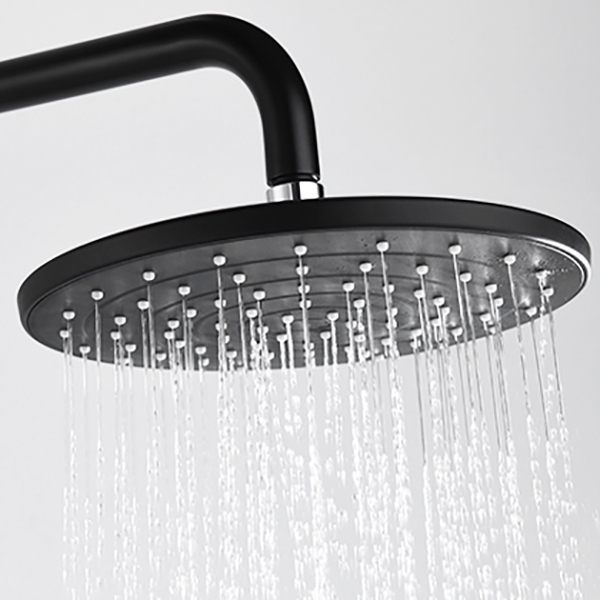 душевая система wasserkraft elbe a17401 черный матовый