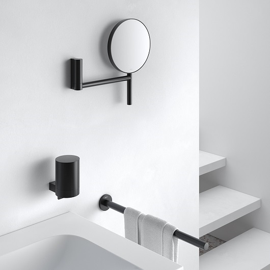 Полотенцедержатель Keuco Plan 14920 370000 неповоротный, 450 мм, черный RAL 9011