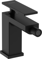 Смеситель Hansgrohe Tecturis E 73200670 для биде, с донным клапаном, черный матовый