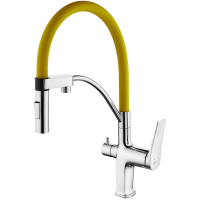 Смеситель для кухни с подключением к фильтру Lemark Comfort LM3074C-Yellow