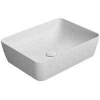 Раковина GSI Nubes 903709 накладная, 50x38 см, Bianco opaco (Белый матовый)