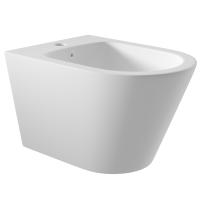 Биде Aqueduto CONE CON0320 подвесное, 52.5х36.5 см, белый матовый