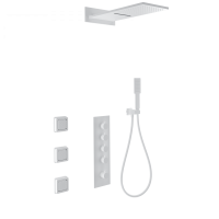 Душевая система с термостатом встраиваемая WONZON & WOGHAND, Белый матовый (WW-D4100-MW)