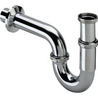 Трубчатый сифон для умывальника Duravit цвет: хром