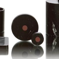 Крючок Bertocci Carrarino124 4415 5500 подвесной, d5х5см., цвет: черный мрамор/розовое золото