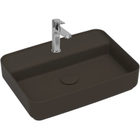 Раковина Isvea Infinity 10NF66055SV-2H накладная, 55x40 см, коричневый матовый