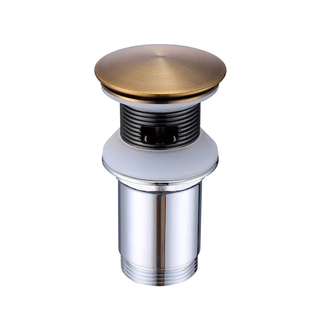 Донный клапан Caprigo Parts 99-534-VOT для раковины, с переливом, брашированная бронза