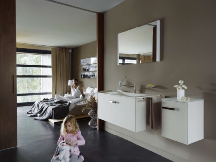 тумба под раковину keuco royal universe белый глянец 100 см 32770 210000