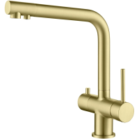 Смеситель для кухни Timo Saona 2396/17F золото матовое