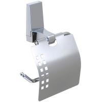 Держатель туалетной бумаги WasserKRAFT Lopau K-6025 с крышкой, цвет хром