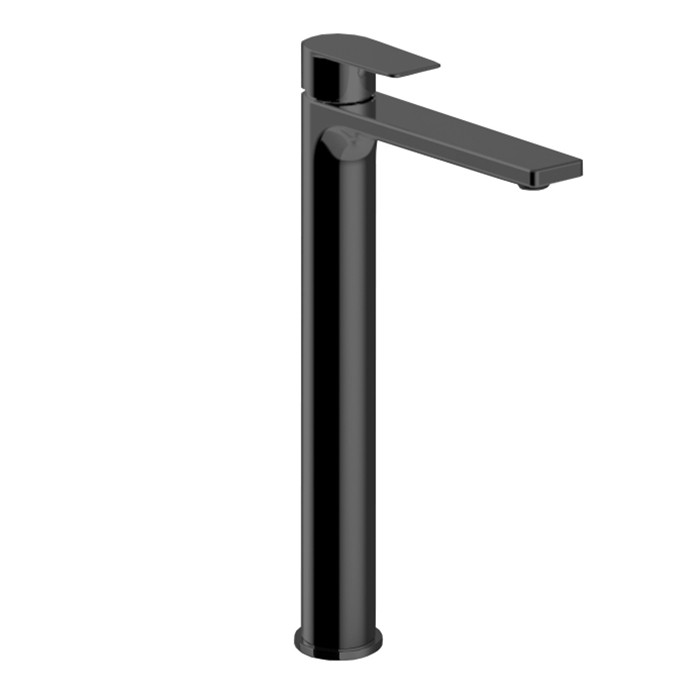 Смеситель Fantini Myo 61 13 V606WF для раковины - высокий черный матовый