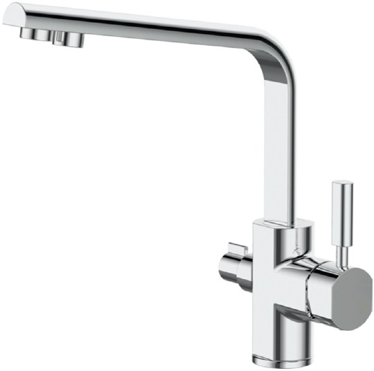 смеситель для кухни raiber rf6901 хром