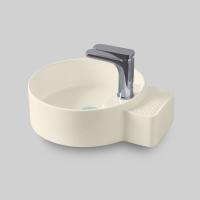 Раковина накладная 44 см Artceram Cartesio CAL004 02 99, цвет шампань.