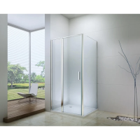 Душевой уголок Berges Legos LS-2 061039 90x80 см, профиль хром, стекло прозрачное