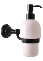 Дозатор для мыла Rav Slezak Morava MKA0303CMAT черный матовый Дозатор для мыла Rav Slezak Morava MKA0303CMAT черный матовый