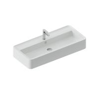 Artceram Rodolfo 100 Раковина накладная 100х45см., с 1 отв., без слив перелива, покр SANIGLAZE, цвет: белый