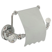 Держатель туалетной бумаги Migliore Amerida 16576 с крышкой, цвет хром с кристаллами Swarovski