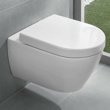 унитаз villeroy & boch subway 2.0 5614r001 подвесной безободковый, альпийский белый