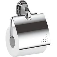 Держатель туалетной бумаги Haiba HB1503 с крышкой цвет хром