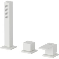 Смеситель на борт ванны Cezares Porta PORTA-BVDM3-BIO Белый матовый
