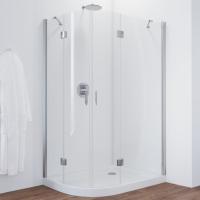 Душевой уголок Vegas Glass AFS-F 120*110 08 01 профиль глянцевый хром, стекло прозрачное Душевой уголок Vegas Glass AFS-F 120*110 08 01 профиль глянцевый хром, стекло прозрачное