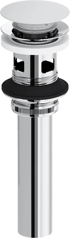 Донный клапан Damixa Option 210610200 клик клак, белый глянцевый