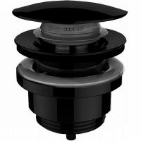 Донный клапан Bossini Z000301.073 click-clack черный матовый