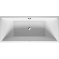 Ванна Duravit Vero Air 700418000000000 акриловая, отдельностоящая, с бесшовной панелью и рамой, с 2 наклонами для спины, 180x80 см, белый