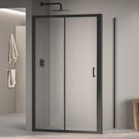 Душевой уголок RGW Passage PA-74B 120×120 410874122-14 профиль черный, стекло прозрачное