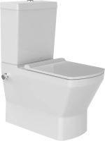 Напольный унитаз Bien Neptun NPKD06301VE0W5SZ0, со встроенным смесителем, с функцией биде, крышка микролифт, цвет белый