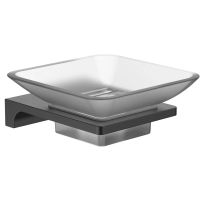 Мыльница Wonzon & Woghand Eclipse WW-9122-GM настенная, темный графит матовый