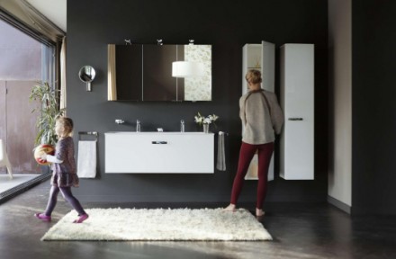 тумба под раковину keuco royal universe белый глянец 100 см 32770 210000