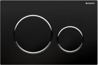 Кнопка для инсталляции Geberit Sigma 20 115.882.KM.1 цвет черная / хром