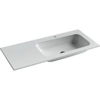 Раковина Ceramicanova Grace CN7015 100 см, накладная, чаша справа, белая