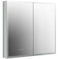 Зеркальный шкаф Aquatek 80 AQ7803B-MLC с подсветкой Хром