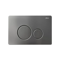 Кнопка для инсталляции Abber AC0121NG для унитаза, металическая,никель