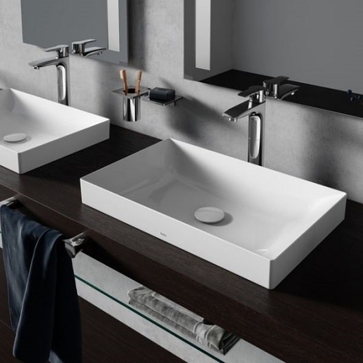 раковина в ванную накладная 60 см toto neorest l4716e