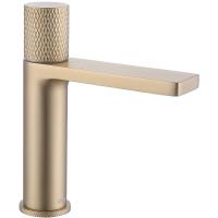 Смеситель для раковины Abber Rund AF8710G CoolStart, золотой матовый