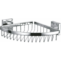 Полка для ванной Wonzon & Woghand Polo WW-8944 22,3x22,3 см, угловая, хром