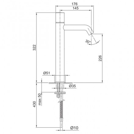 смеситель fantini nostromo 50 02 e906wf для раковины