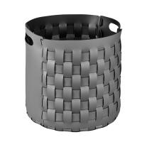 Корзина ADJ Bottega 1050.03/01 круглая, Ø40xH40 см, серый/черный