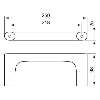 Полотенцедержатель Keuco Edition 400 11521 030000
