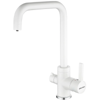 Смеситель для кухни Paulmark Logas Lo213021-431TW, белый