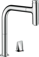 Смеситель для кухни Hansgrohe Metris M71 73804000, хром
