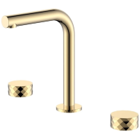 Смеситель для раковины Boheme Stick Diamond 152-G золотой