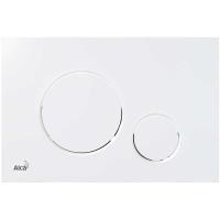 Кнопка для инсталляции AlcaPlast Thin M670 цвет белый