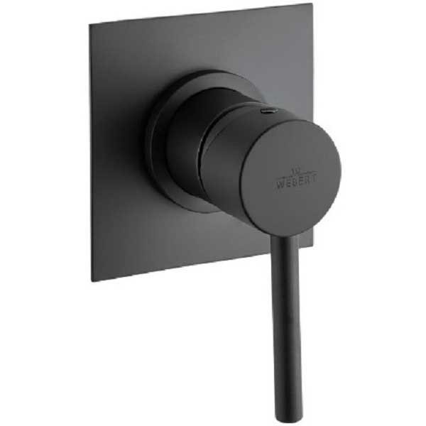 смеситель для душа webert elio el880101560 черный матовый