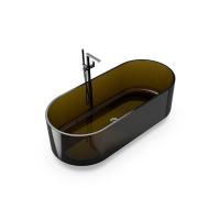 Ванна отдельностоящая 170x75 см.Knief Ellipse shape 70003030, из полимерного материала, цвет: Pyrit # 030