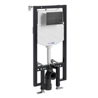 Система инсталляции для унитазов WasserKraft Vils 56TLT.010.ME.MB04 с кнопкой смыва, цвет хром